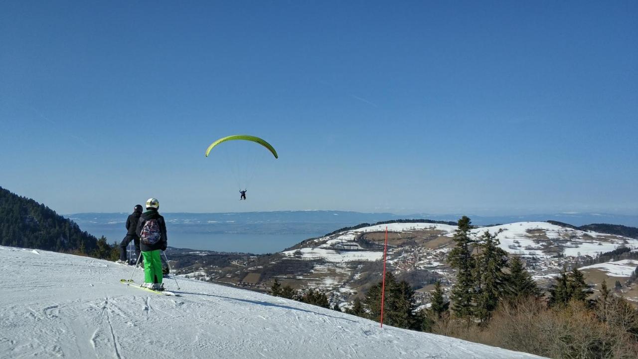 Appartement T2 A Bernex Avec Wifi, Vue Sur Montagne Екстериор снимка